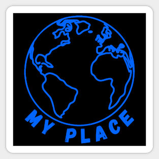 My Place Sticker